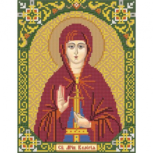 Набор для вышивания бисером НОВА СЛОБОДА арт.С9109 Св.Мч. Карелия (Валерия) 18х23 см
