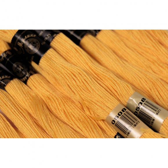 Нитки мулине цв.0508 оранжевый 12х10м С-Пб Нитки мулине цв.0508 оранжевый 12х10м С-Пб