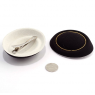 Шляпа арт.КЛ.21575 (таблетка) 8х7см цв.черный уп.2 шт