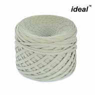 Пряжа Ideal трикотажная 100м, 350-380 г, ширина 7-9мм цв. пепельный