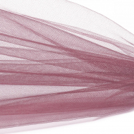 Фатин Кристалл средней жесткости блестящий арт.K.TRM шир.300см, 100% полиэстер цв. 88 К уп.50м - ягодный