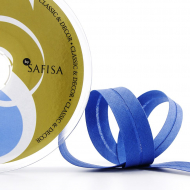 19657_Косая бейка хлопок/полиэстер 20 мм, 25 м, цвет 70, насыщенный синий