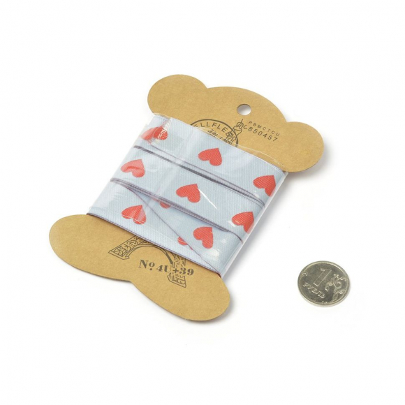 Лента декоративная арт.TBY.ЛДТ.MH-57 шир.16 мм уп. 2,73м