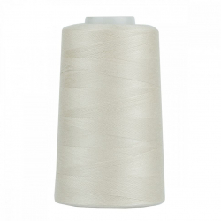 Нитки швейные 40/2 полиэстер 5000 ярд цв.201 экрю MAX