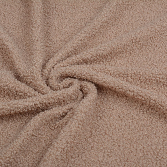 Ткань МЕХ трикотажный TBY-280-2, 280 г/м?, шир.165см, цв.бежевый, рул.20м