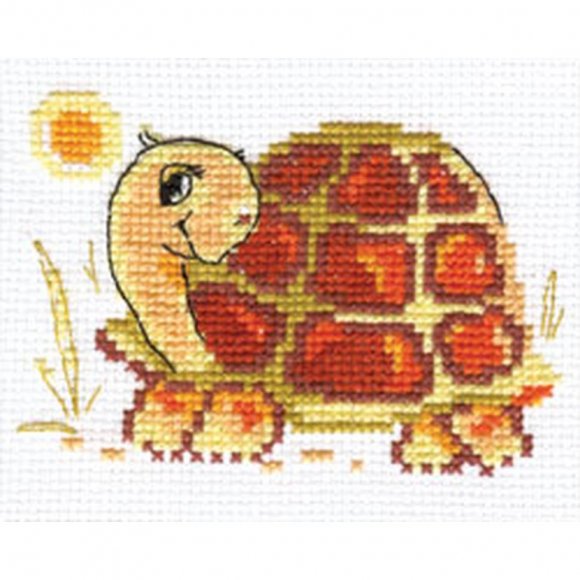 Набор для вышивания АЛИСА арт.0-60 Черепашка 10х7 см