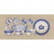 189484_Набор для вышивания "Vaisselle Bleue" (Синяя посуда), 12,5 х 31 см 189484_Набор для вышивания "Vaisselle Bleue" (Синяя посуда), 12,5 х 31 см