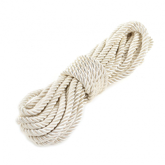 Шнур витой мебельный арт.SHDV164 10мм уп.10м молочный
