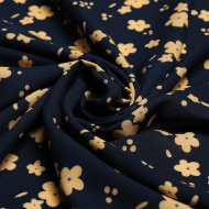 Ткань Штапель  TBY Vi-2108024-c1 плот 110г/м2 100% вискоза шир. 145 см цв.с1 синий уп.5м