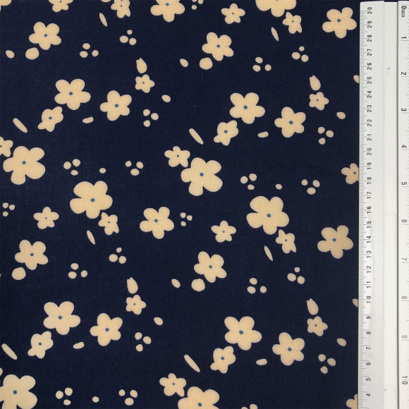 Ткань Штапель  TBY Vi-2108024-c1 плот 110г/м2 100% вискоза шир. 145 см цв.с1 синий уп.5м