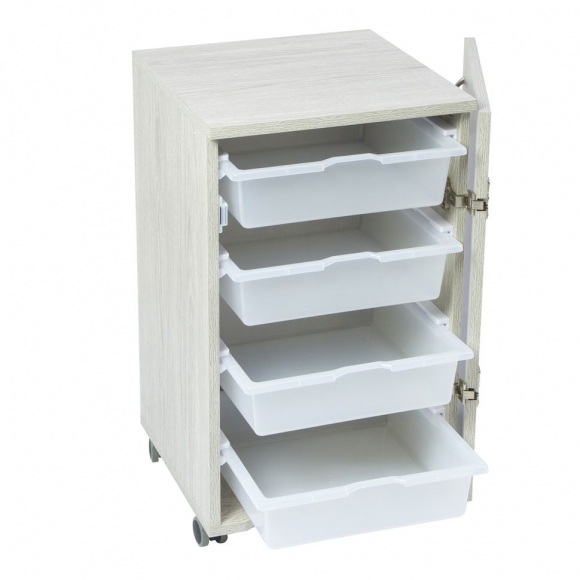 184016_Тумбочка для хранения STORAGE PRO, серый дуб