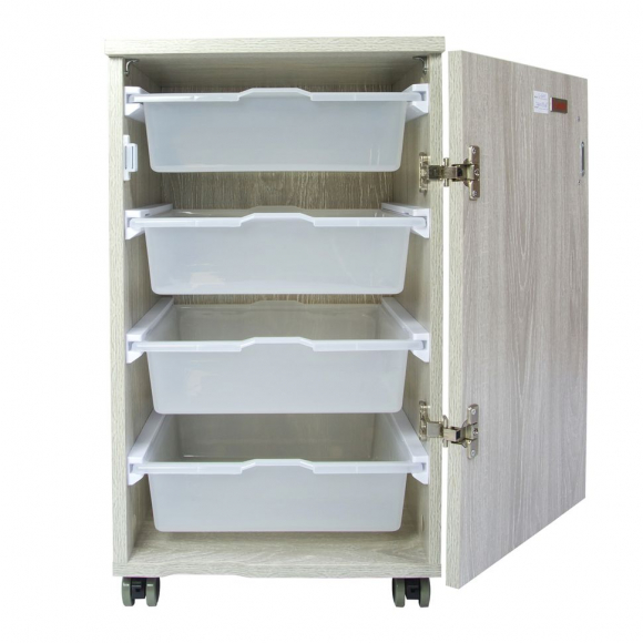 184016_Тумбочка для хранения STORAGE PRO, серый дуб