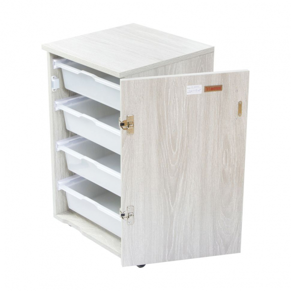 184016_Тумбочка для хранения STORAGE PRO, серый дуб