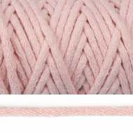 Шнур круглый х/б 05мм цв.2194 пудровый уп.50м