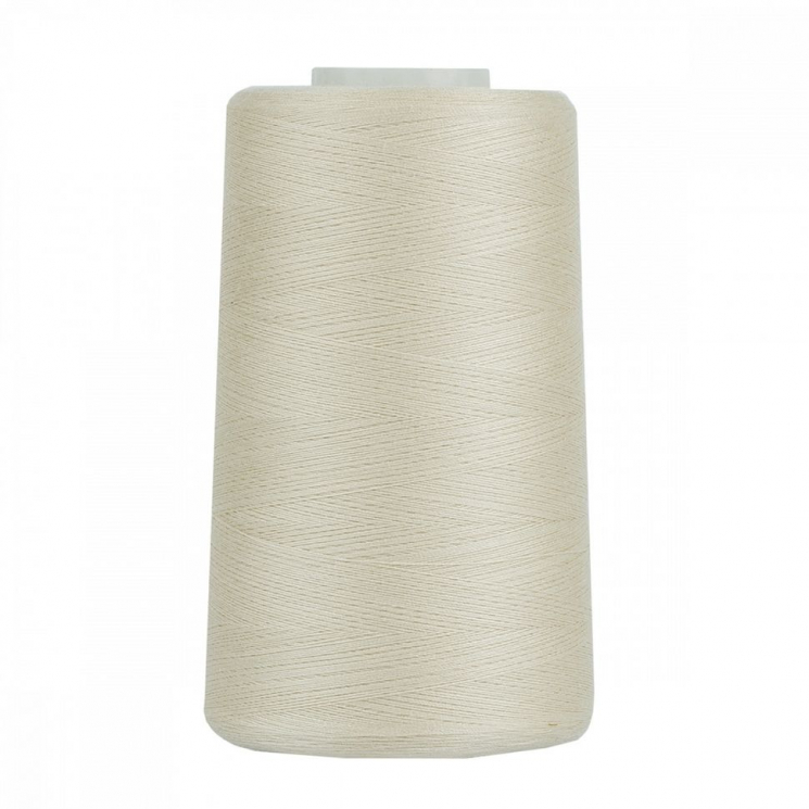 Нитки швейные 50/2 полиэстер 5000 ярд цв.202 экрю MAX