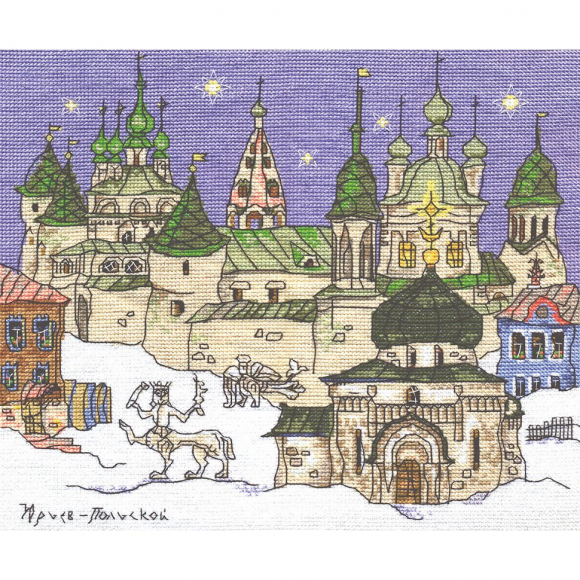 Набор для вышивания PANNA арт. AS-0781 Юрьев-Польский 27х24 см