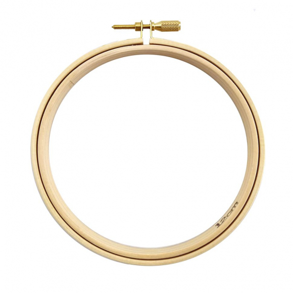 164995_Пяльцы круглые с замком, диаметр 12 см