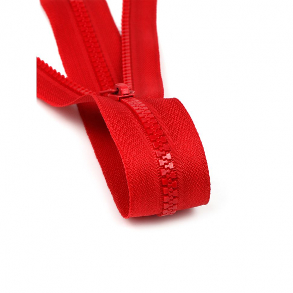 Молния MaxZipper трактор №5 1 замок усил.зв., 80см, цв.F148 красный уп.10шт
