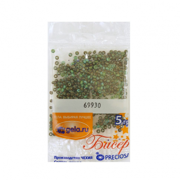 Бисер №10, 5 г., цвет 69930