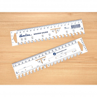 166538_Пластиковая линейка - шаблон для припусков 166538_Пластиковая линейка - шаблон для припусков