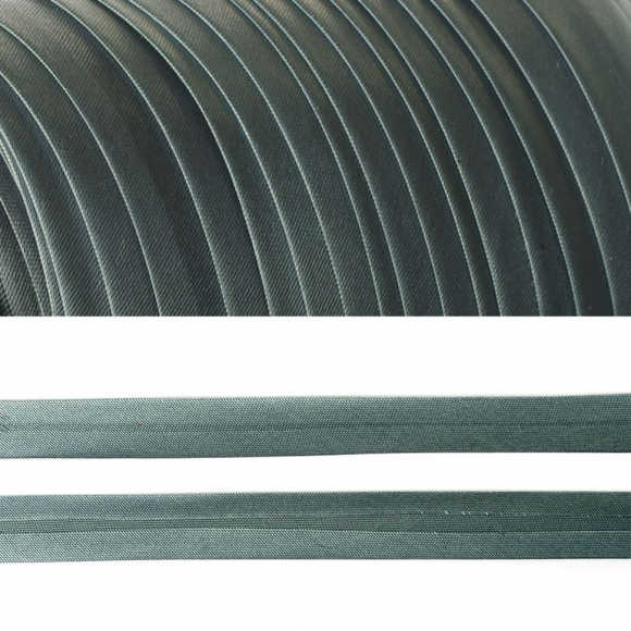 Косая бейка TBY атласная шир.15мм цв.F217 (С320) серо-голубой уп.132 м