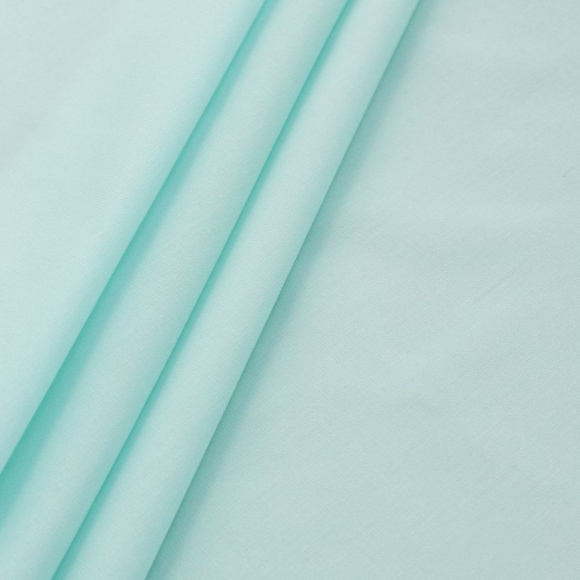 Ткань рубашечная 115 г/м? 65% полиэстер, 35% хлопок шир.150 см арт.Р.24020.04 цв.04 бирюзовый уп.25м