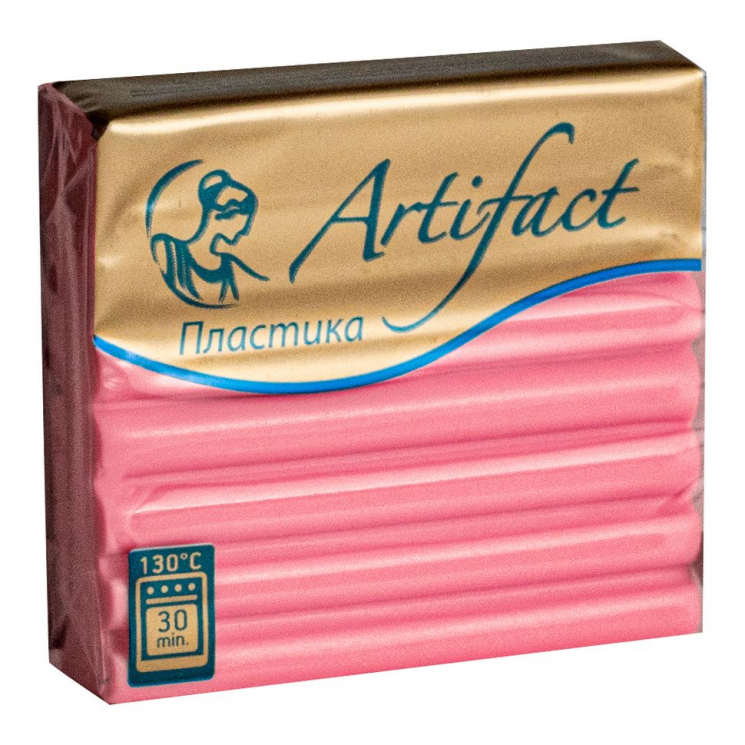 Полимерная глина Артефакт арт.4132 классический цв.коралловый 56 г