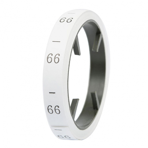 Размерники полиэстер 66 белый 10х25 мм ТВ в рул. 300 шт