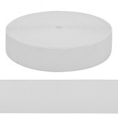 Резинка башмачная для обуви 50мм цв.белый аппретированная уп.25 м