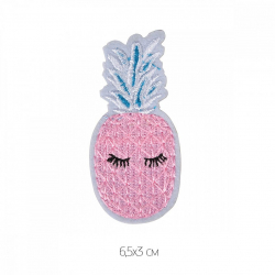 Термоаппликации арт.TBY.2239 Ананас 6,5см, уп.10 шт.