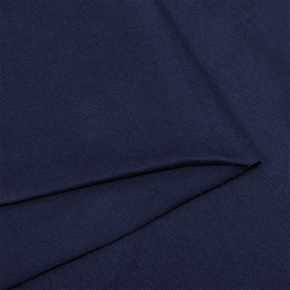 Ткань рибана  гл/крашеный, 215г/м?  95% хл 5%эласт  чулок 80-90см арт.ШН-215955-21 цв.индиго уп.3м