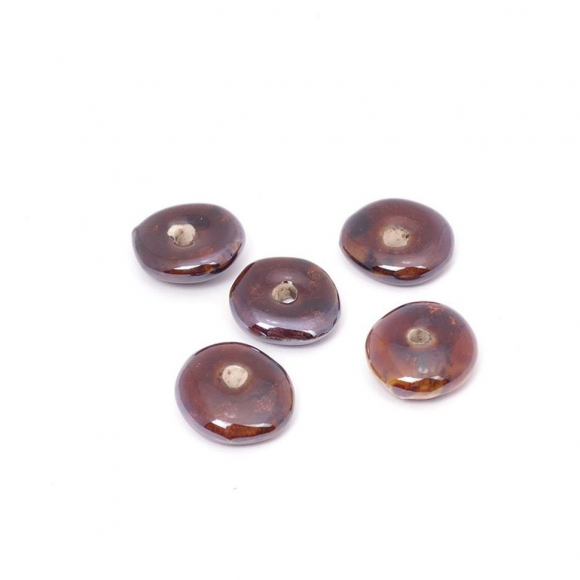 Бусины керамические TESОRO арт.TS-330 цв.002 15 мм