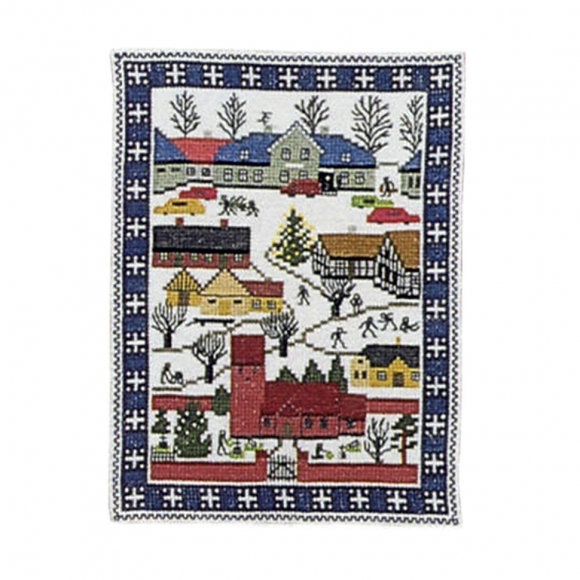 186783_Набор для вышивания: "Рождественский город" 186783_Набор для вышивания: "Рождественский город"