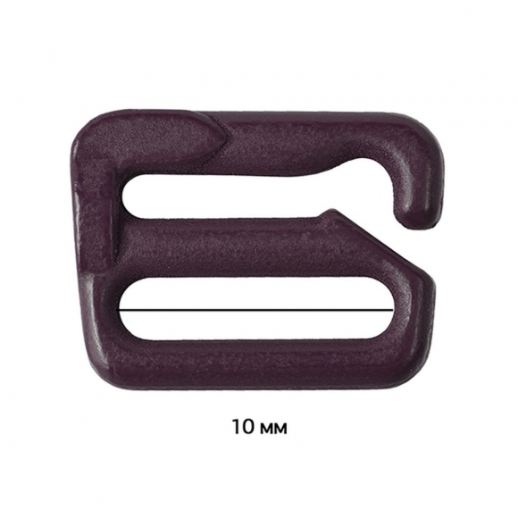 Крючок для бюстгальтера металл ARTA.F.2890 9,9мм, цв.076 сливовое вино, уп.50шт Крючок для бюстгальтера металл ARTA.F.2890 9,9мм, цв.076 сливовое вино, уп.50шт