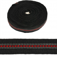 Корсаж брючный с латексной нитью 20мм К20Ч-50 уп.50м