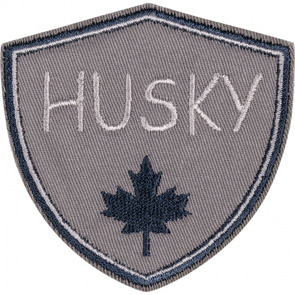 Термоаппликация "Хаски с листьями"