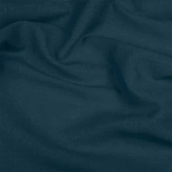 Ткань льняная TBYLi-1002-24 190г/м? 40% лен 60%виск. шир 140см цв.24 джинса рул 10м