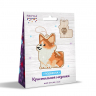 Кристальная мозаика ФРЕЯ арт.ALVP-014 Корги (подвеска) 8х6,5 см