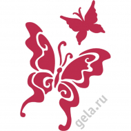 52788_Трафарет, 3D "Бабочки"