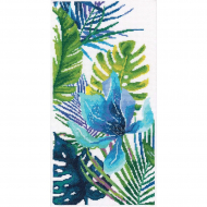 Набор для вышивания РТО арт.M747 Голубой цветок 20х40 см