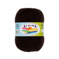 Пряжа ALPINA WHITE RABBIT (55% пух кролика, 45% нейлон) 10х50г/300м цв.250 коричневый