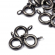 Замок Якорь MAGIC 4 HOBBY для бус  арт.MH.11197-3 цв.черный никель 7мм уп.50шт