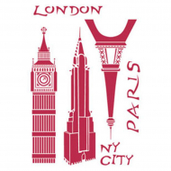 64248_Трафарет "Башни"