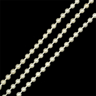 Бусины на бобине TBY.BWC.R3.2 3мм цв.2 молочный уп.100 м