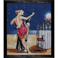 Набор для вышивания DESIGN WORKS арт.2856 Танго в ночи 25,4х30,5 см