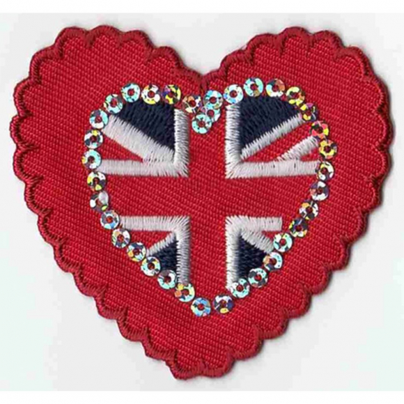 Термоаппликация HKM "Herz London gro?"