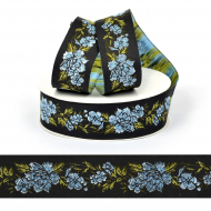 Лента (тесьма) жаккардовая арт.VB.21825V1 шир. 25мм цв.V1 уп.10 м