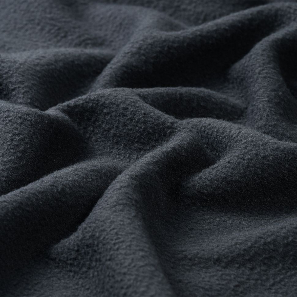 Ткань флис 2-х ст. TBY-0240-9 240 г/м? 100% ПЭ шир.150см  цв.9 тем.серый уп.10м