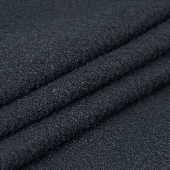 Ткань флис 2-х ст. TBY-0240-9 240 г/м? 100% ПЭ шир.150см  цв.9 тем.серый уп.10м