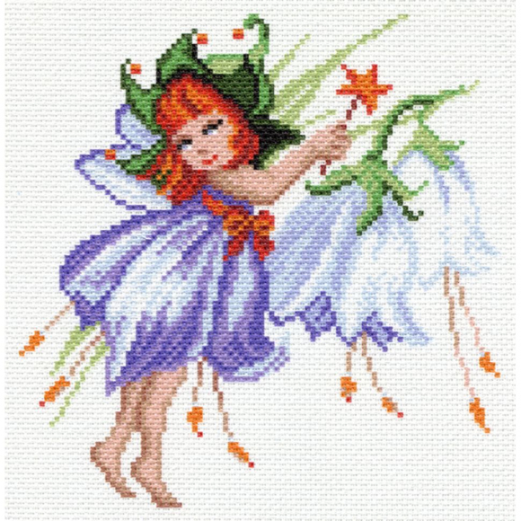 Рисунок на канве МАТРЕНИН ПОСАД арт.28х37 - 1636-1 Фея колокольчик